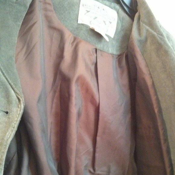 Vintage Suede Cropped Bomber/Pilot Jacket Size M - Picture 14 of 16